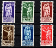 1938 - Italia Regno - Colonie - Africa Orientale Italiana 21/26 Bimillenario Di Augusto   ---- - Afrique Orientale Italienne