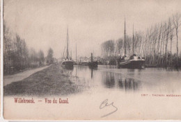 Cpa Willebroeck  1903   Bateaux Sur Canal - Willebrök