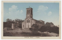 Cpa Chanas - L'église - Chanas