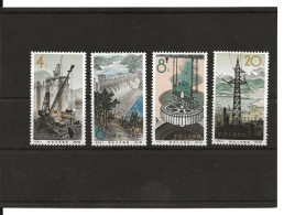 1964 Usine Hydroélectrique Du Hsinankiang Série Yvert 1590-1593 ** Neuve ** - Unused Stamps