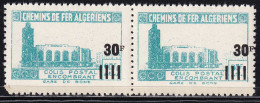 France-Algérie Colis Postal  YT 166  Maury 180c  Tenant à Maury 180a. Neuf - Paketmarken