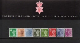 GB GREAT BRITAIN 1987 NORTHERN IRELAND REGIONAL DEFINITIVE ISSUE MACHINS PRESENTATION PACK No 12 +ALL INSERTS - Presentation Packs