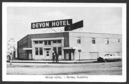 Devon  Alberta - Devon Hotel - Carte Photo - Le Dos De La Carte Postale Est Très Pale - Back Postcard Is Very Pale - Other & Unclassified