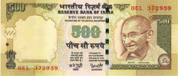 INDIA  P99c4 500 RUPEES 2007  #0EL  Signature 19 Letter R     UNC - Inde