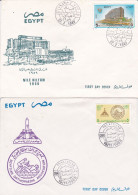 ÄGYPTEN - EGYPT - EGYPTIAN - EGITTO - ÄGYPTOLOGIE  -  2  BRIEFE  FDC - Brieven En Documenten
