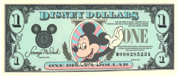 U.S.A.  NLP  1   DOLLAR 1990 DISNEY  / MICKEY  UNC. - Autres & Non Classés