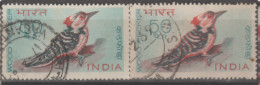 INDIA USED STAMP IN TWO DIFFERENT SHADES ON BIRD/WOOD PECKER - Verzamelingen & Reeksen