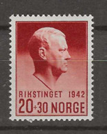 1942 MNH Norway Mi 271 Postfris** - Neufs