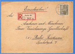 Berlin West 1950 Lettre Einschreiben De Berlin (G23487) - Lettres & Documents
