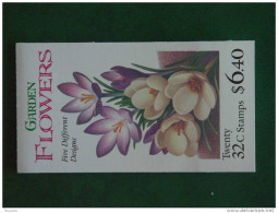 USA Etats-Unis United States 1996 Booklet (20) Garden Flowers Fleurs SC Scott 3029a  Yv C2467  MNH ** - 1981-...