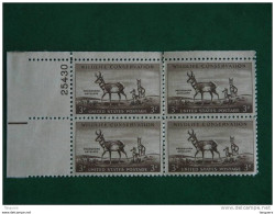 USA Etats-Unis United States 1956-57 Wildlive Faune Sauvage Antilopes 4 X Yv 612 MNH ** - Ongebruikt