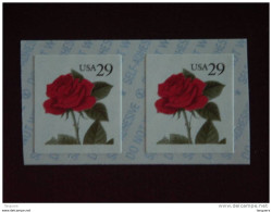 USA Etats-Unis D'Amerique United States 1993 Roos Roze Rose 2 X YV 2186 Sc 2490 MNH ** - Roulettes