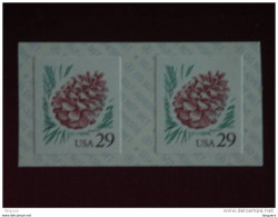 USA Etats-Unis D'Amerique United States 1993 Dennenappel Pine Cone 2 X Yv 2209 Sc 2491 MNH ** - Francobolli In Bobina