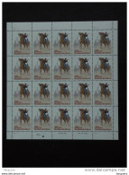 USA Etats-Unis D'Amerique United States 1994 Buffalo Soldiers Cheval Paard Horse Soldat  20 X Yv  2222 MNH ** - Sheets