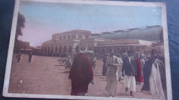 EGYPTE ALEXANDRIE RAILWAY STATION 1920 - Alexandrië