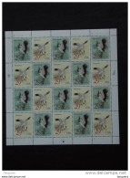 USA Etats-Unis D'Amerique United States 1994 Crane Grues Kraanvogels Oiseaux Sheet 10 X Yv  2281-2282 MNH ** - Feuilles Complètes