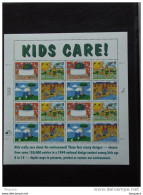 USA Etats-Unis D'Amerique United States 1994 Kids Care Dessins D'enfants Yv  2328-2331 MNH ** - Sheets