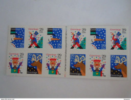 USA Etats-Unis United States 1993 Kerstmis  Noel Christmas Yv C2202 2202 BC 95 Sc 2799-2802 MNH ** Booklet Pane - 1981-...