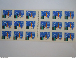 USA Etats-Unis United States 1993 ATM Kerstmis Noel Christmas Weihnachten Yv C2202a 2202a Sc 2803a MNH ** Pane - 1981-...