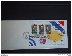 USA Etats-Unis United States 1994  FDC World Cup Foot Yv BF 29 - 1991-2000