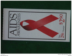 USA Etats-Unis United States 1993 Booklet (10) Aids Awareness HIV Carnet SC 2806a  Yv C2208a MNH ** - 3. 1981-...