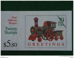 USA Etats-Unis United States 1992 Christmas Toys Jouets Carnet Booklet (20)  SC 2718a Yv C2124a MNH ** - 3. 1981-...