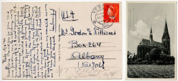 Netherlands 1940 Postcard - Venlo - Maria Kerk; 7 1/2c. Queen Wilhelmina - Venlo