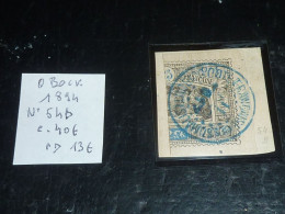 OBOCK TIMBRE De 1894 N°54b - OBLITERE AVEC CHARNIERE (20/09) - Used Stamps