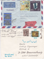 ÄGYPTEN - EGYPT - EGYPTIAN - EGITTO - ÄGYPTOLOGIE  - FLUGPOST - LUFTPOST - AIR MAIL 2  BRIEFE  FDC - Cartas & Documentos