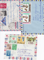 ÄGYPTEN - EGYPT - EGYPTIAN - EGITTO - ÄGYPTOLOGIE  - FLUGPOST - LUFTPOST - AIR MAIL 4  BRIEFE  FDC - Storia Postale