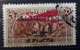 ALAOUITES , Poste Aérienne 1926, Yvert No 10, 3 Piastres Brun Obl , TB - Usati