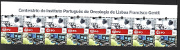 Oncology. Cancer. 100 Years Ipo - Portuguese Institute Oncology. Dr. Francisco Gentil. Block 8 Stamps. Onkologie. Krebs - Médecine