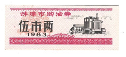 Billet  -  Chine   - 1983 - Autres - Asie