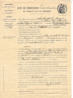 Acte De Concession Trentenaire, Cimetière D'Amfreville-la-Mivoie (Seine-Inférieure) 1931 Vve Panier - Documents Historiques