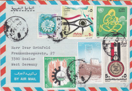 ÄGYPTEN - EGYPT - EGYPTIAN - EGITTO - ÄGYPTOLOGIE  - FLUGPOST - LUFTPOST - AIR MAIL 2  BRIEFE  FDC - Posta Aerea