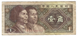 Billet  -  Chine   - 1980  - 1 YI JIAO - Autres - Asie