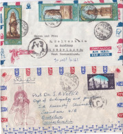 ÄGYPTEN - EGYPT - EGYPTIAN - EGITTO - ÄGYPTOLOGIE  - FLUGPOST - LUFTPOST - AIR MAIL 3 BRIEFE  FDC - Covers & Documents