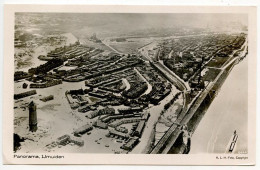 Netherlands Vintage RPPC Postcard - IJmuiden - Panorama / Aerial View - IJmuiden