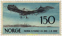 67951 MNH NORUEGA 1962 AVIACION PIONERA. - Nuevos