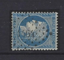 VARIÉTÉ N° 60  OBLITERE PETIT CHIFFRE DU GROS CHIFFRE 1464 LE FAOU - 1871-1875 Ceres