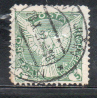 CZECHOSLOVAKIA CESKA CECOSLOVACCHIA 1918 1920 PERF. NEWSPAPER STAMPS WINDHOVER 5h USED USATO OBLITERE' - Timbres Pour Journaux