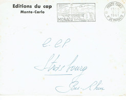 Monaco Port Payé Flamme MONACO 09-02-1961 - Briefe U. Dokumente