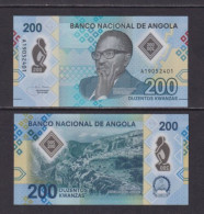 ANGOLA -  2020 200 Kwanza UNC Banknote - Angola