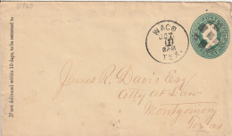 Etats Unis Entier Postal Waco 1880 - ...-1900