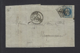 LETTRE 1869 N° 29 OBL SAINT QUENTIN - 1849-1876: Période Classique