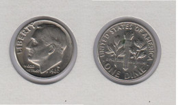 Etats Unis  One Dime 1980 D , 1980D ; 1 Dime ; USA - 1946-...: Roosevelt