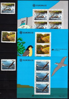 PORTUGAL, ACORES, MADEIRA 1986 EUROPA: Nature. Bird Fish. 3 Complete Issues, MNH - 1986