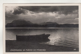 D5763) Abendstimmung Am FAAKERSEE Mit Villacheralpe ALT !! 1937 - Faakersee-Orte