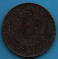 ARGENTINA 2 CENTAVOS 1892 KM# 33 - Argentine