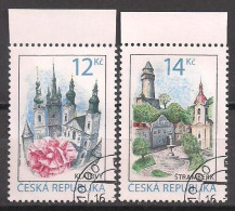 Tschechien  (2010)  Mi.Nr.  636 + 637  Gest. / Used  (2hc02) - Gebraucht